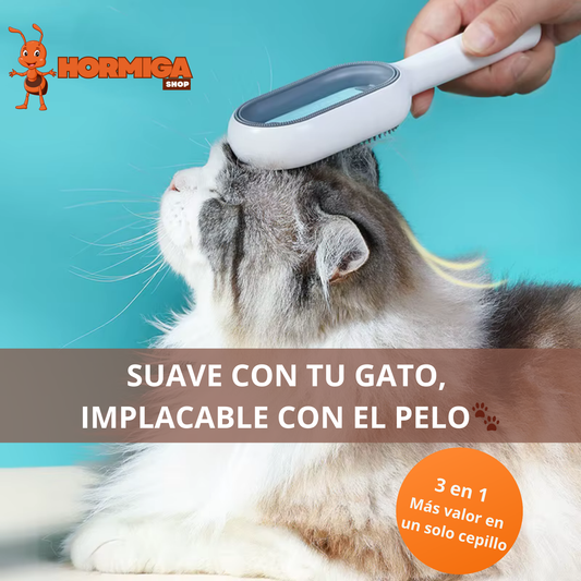 CEPILLO DESLANADOR PARA GATOS Y PERROS