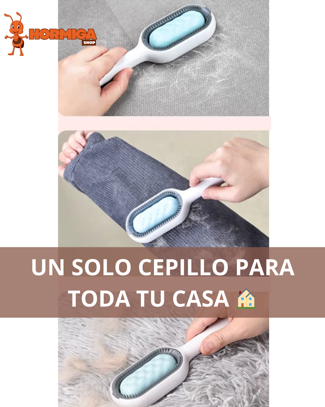 CEPILLO DESLANADOR PARA GATOS Y PERROS